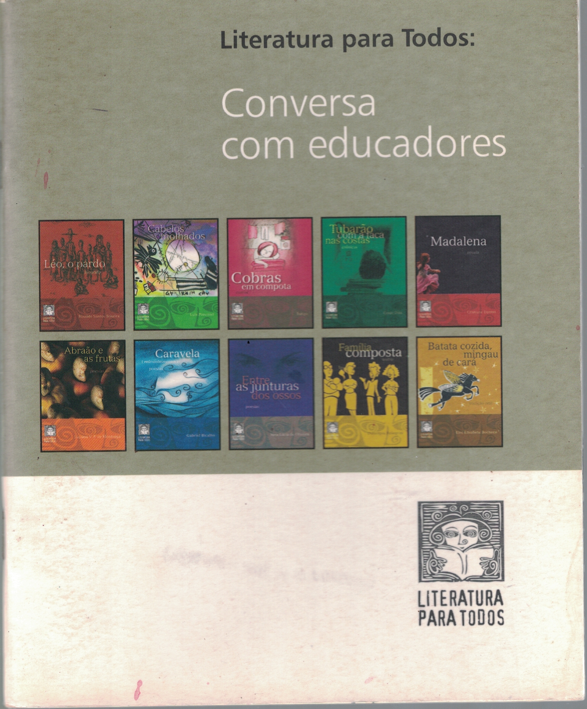 Capa de Literatura para todos: Conversa com educadores