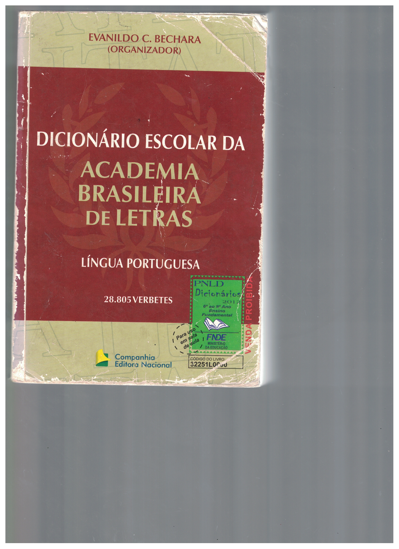 Capa de Academia brasileira de letras