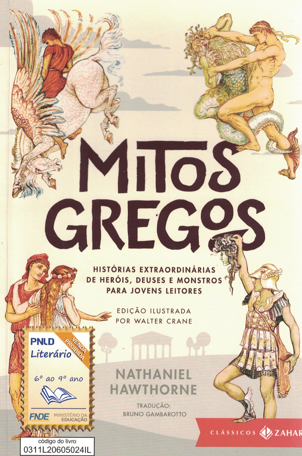 Capa de MITOS GREGOS