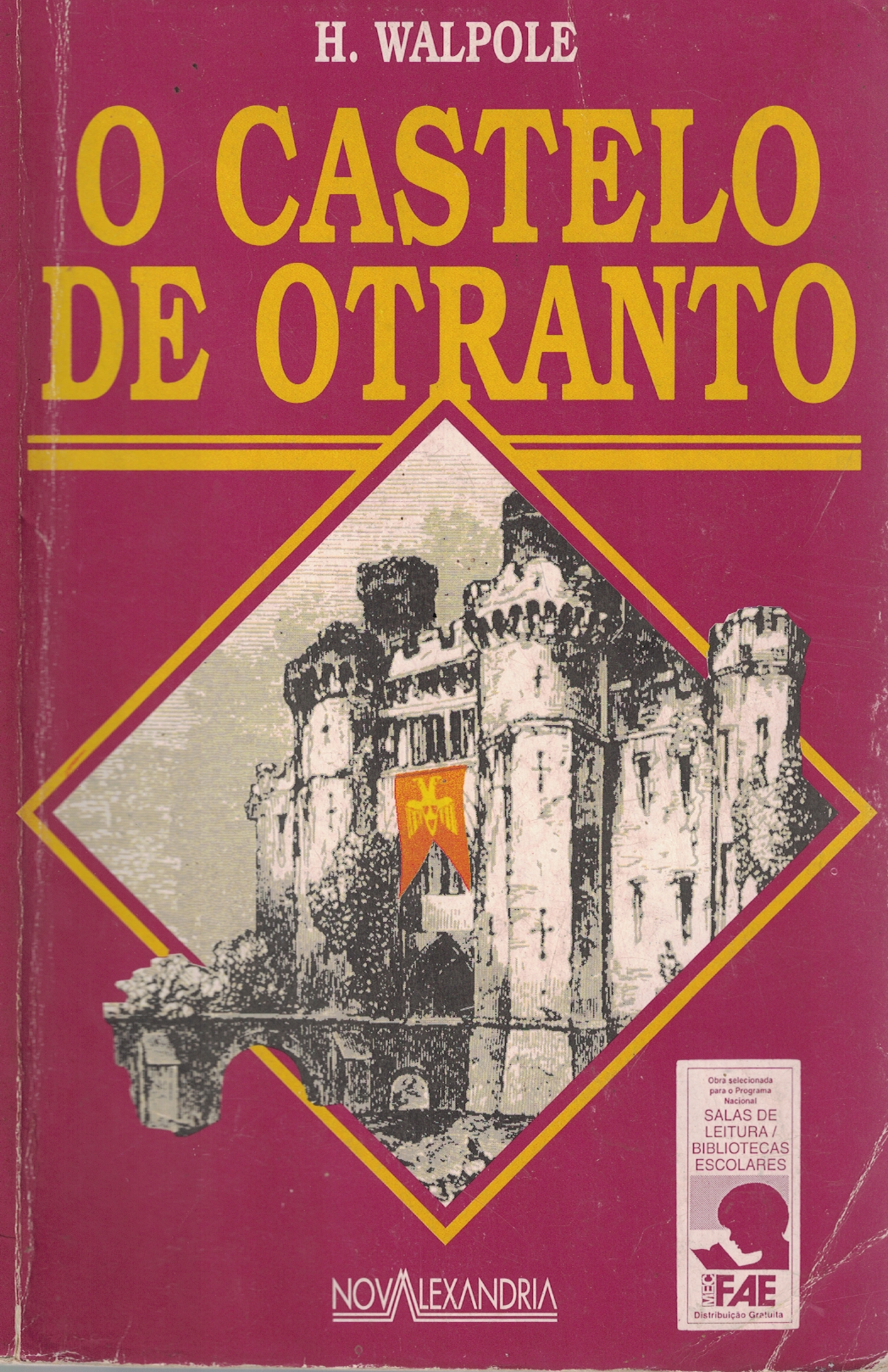 Capa de O castelo de otranto