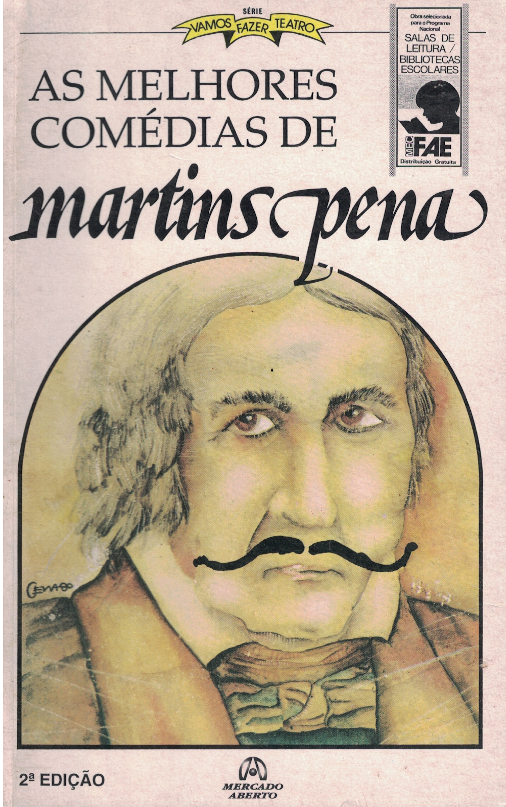 Capa de As melhores comédias de Martins pena