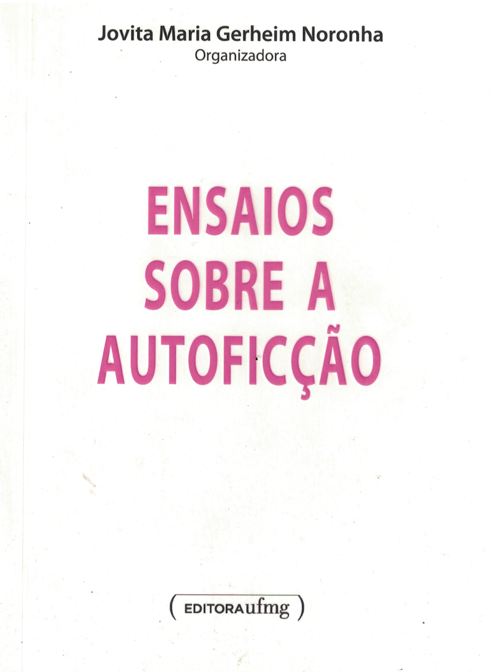 Capa de Ensaios sobre a autofição