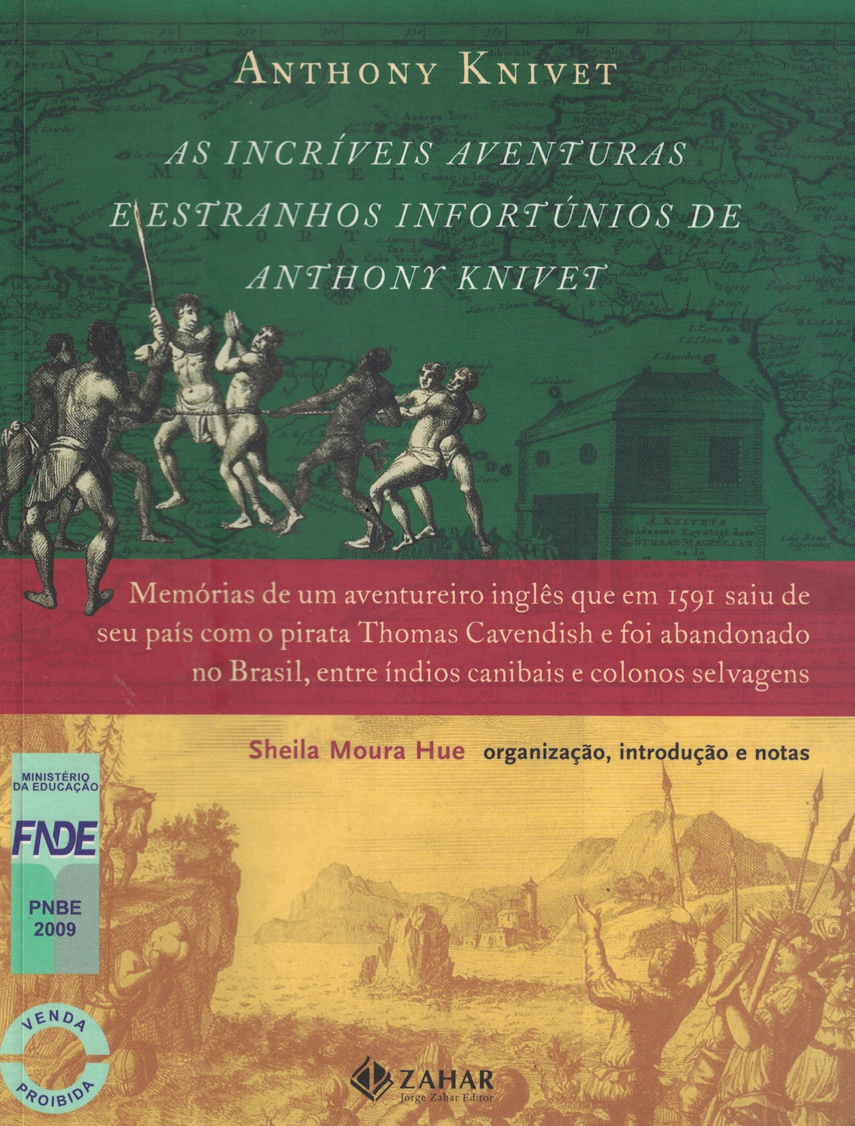 Capa de As incríveis aventuras e estranhos infortúnios de Anthony Knivet