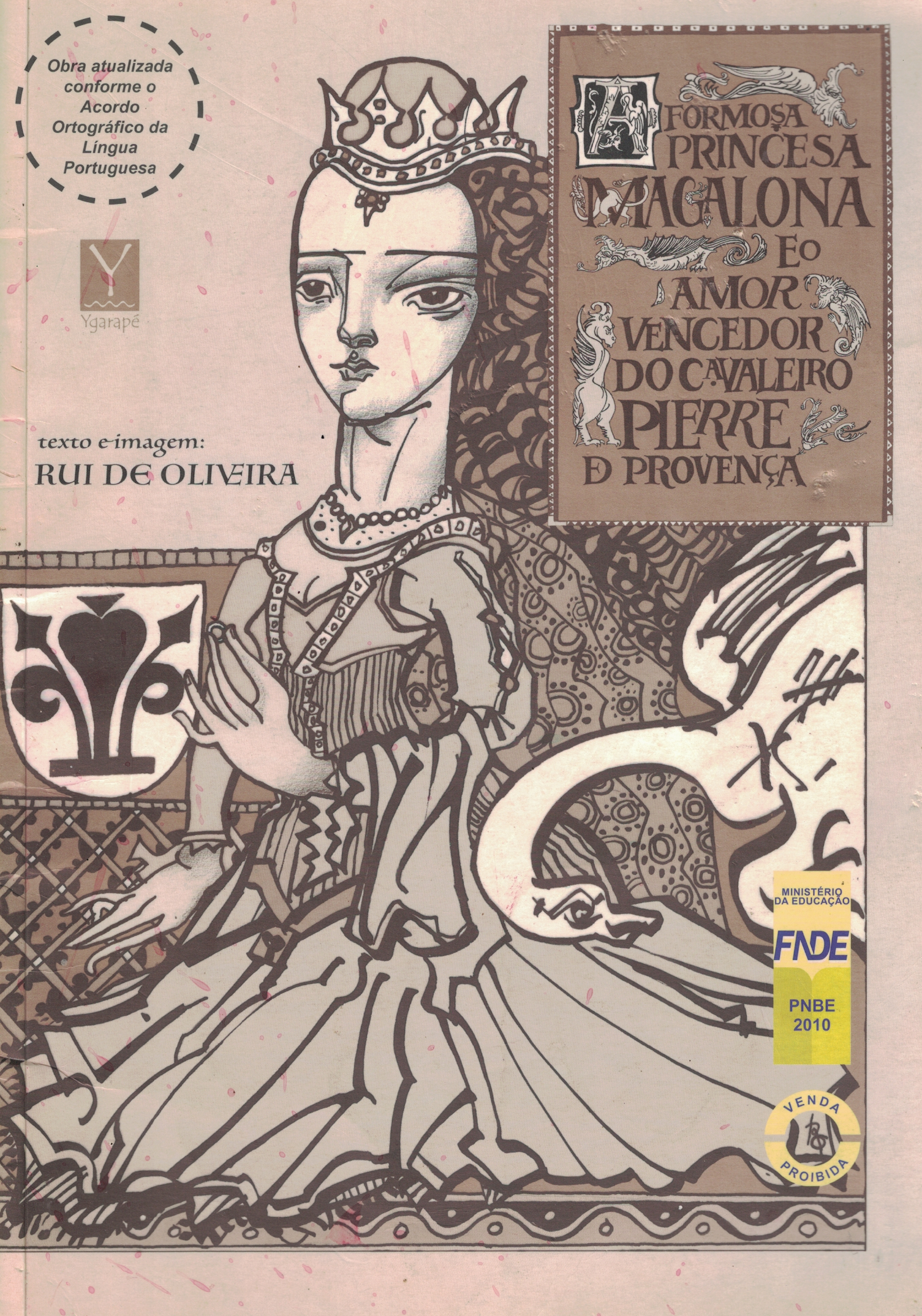 Capa de A formosa princesa magalona e o amor vencedor do cavaleiro pierre de provença