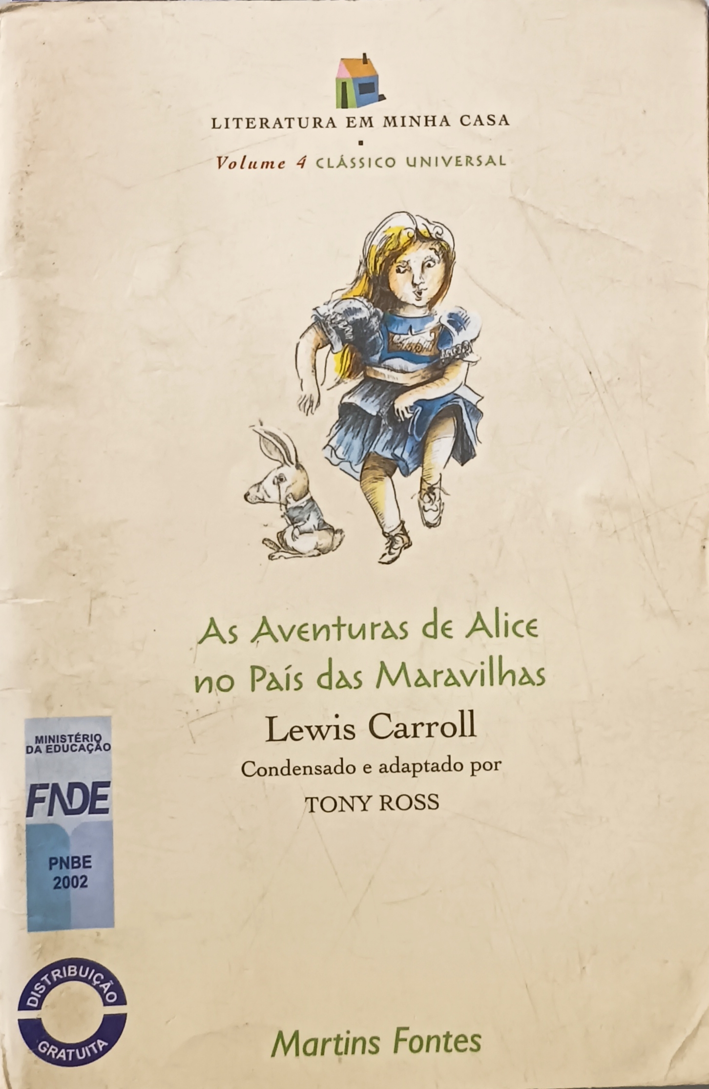 Capa de As aventuras de Alice no país das maravilhas 