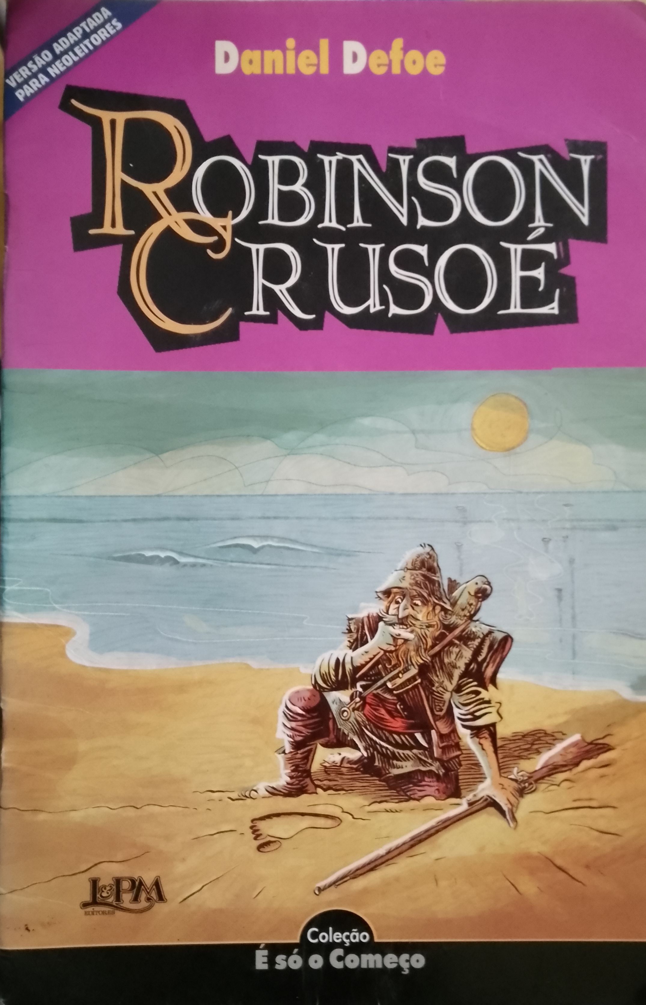 Capa de As aventuras de Robson Crusoé