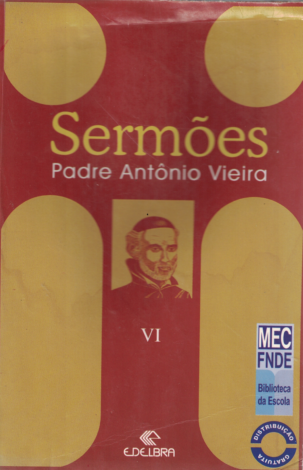 Capa de  Sermões padre antonio viera  