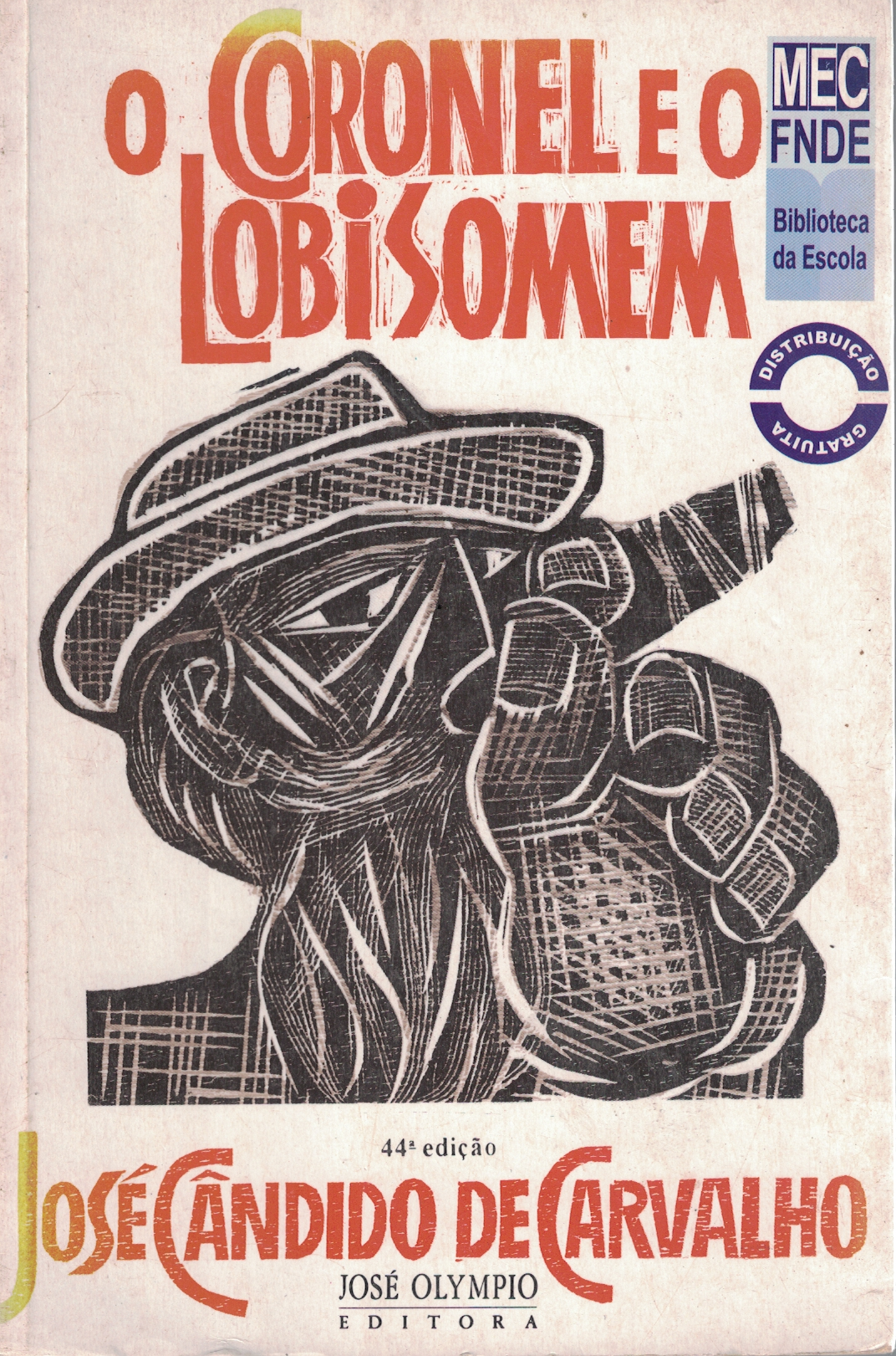 Capa de O coronel e o lobsomen