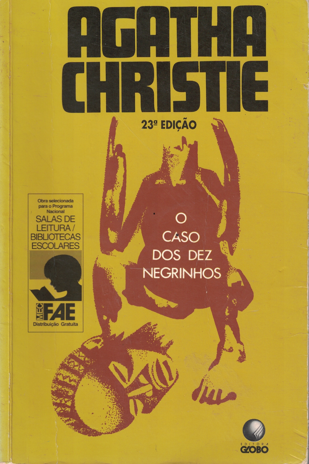 Capa de O caso dos dez negrinhos