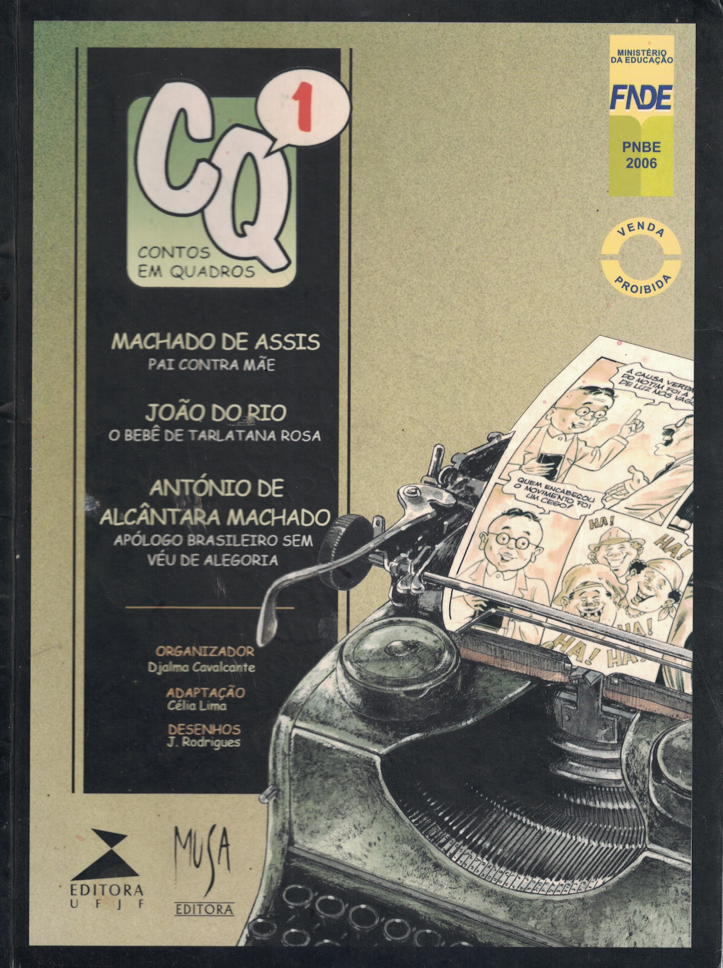 Capa de CQ contos em quadros