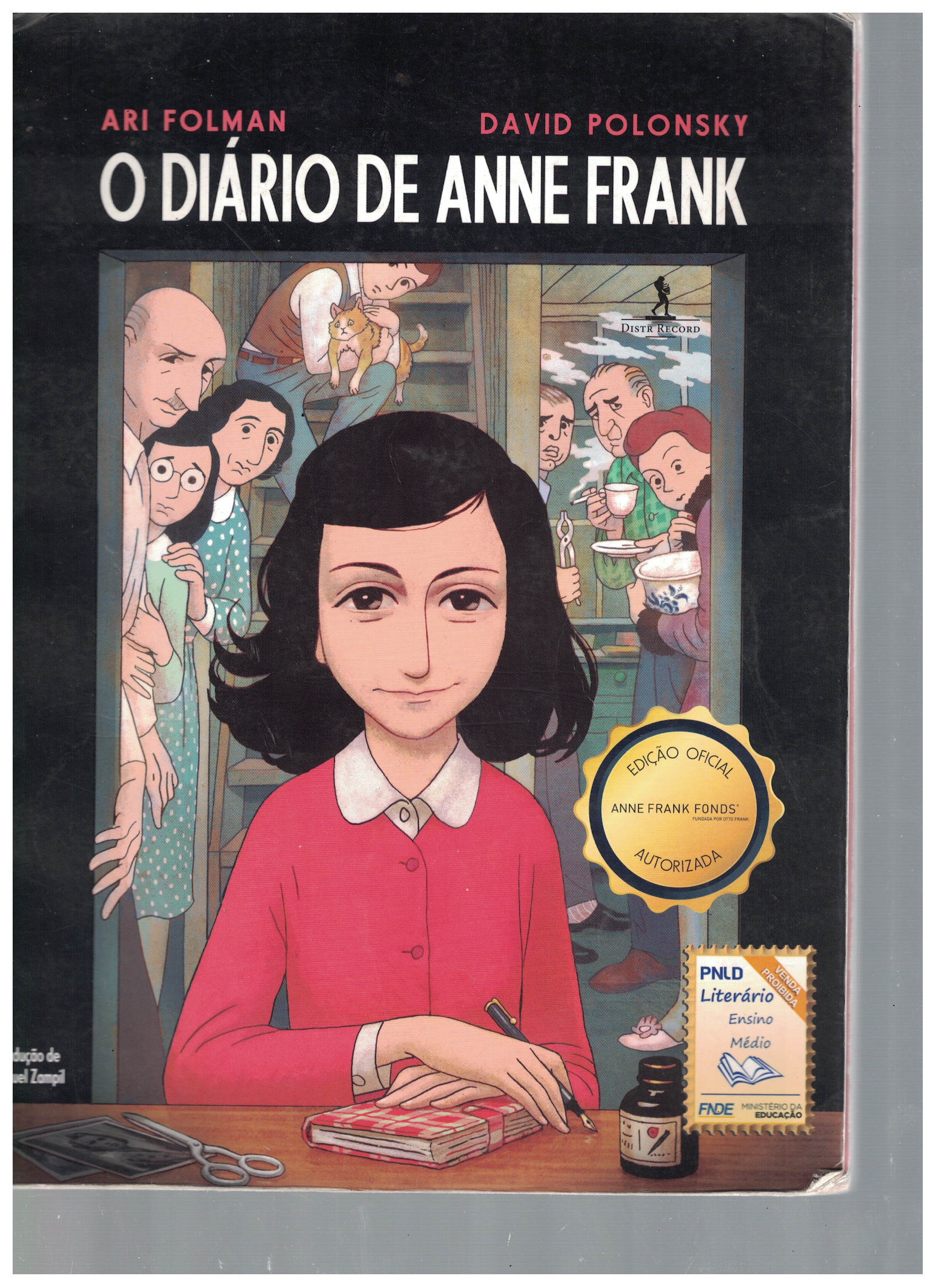 Capa de O Diário de anne frank