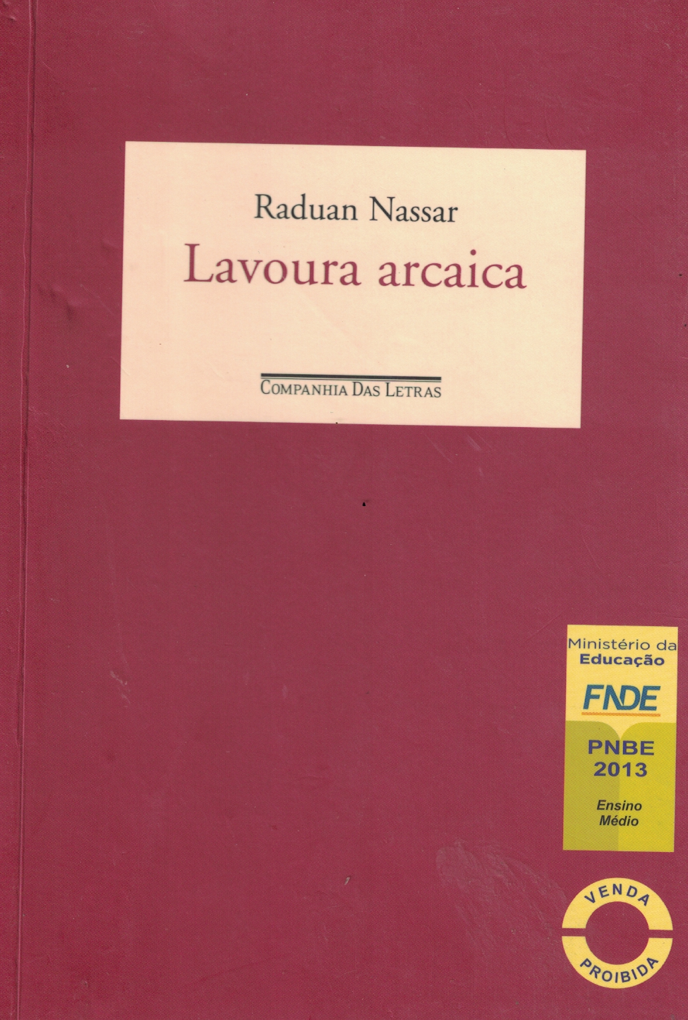 Capa de Lavoura arcaica