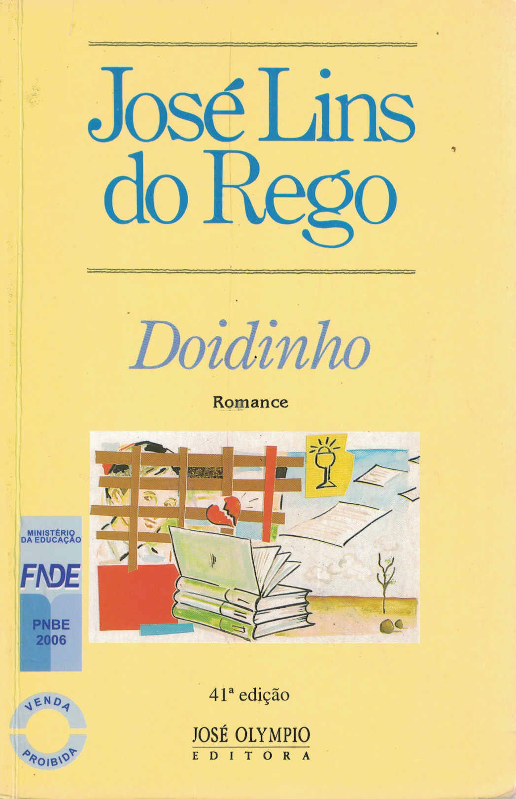 Capa de José lins do rego-Doidinho