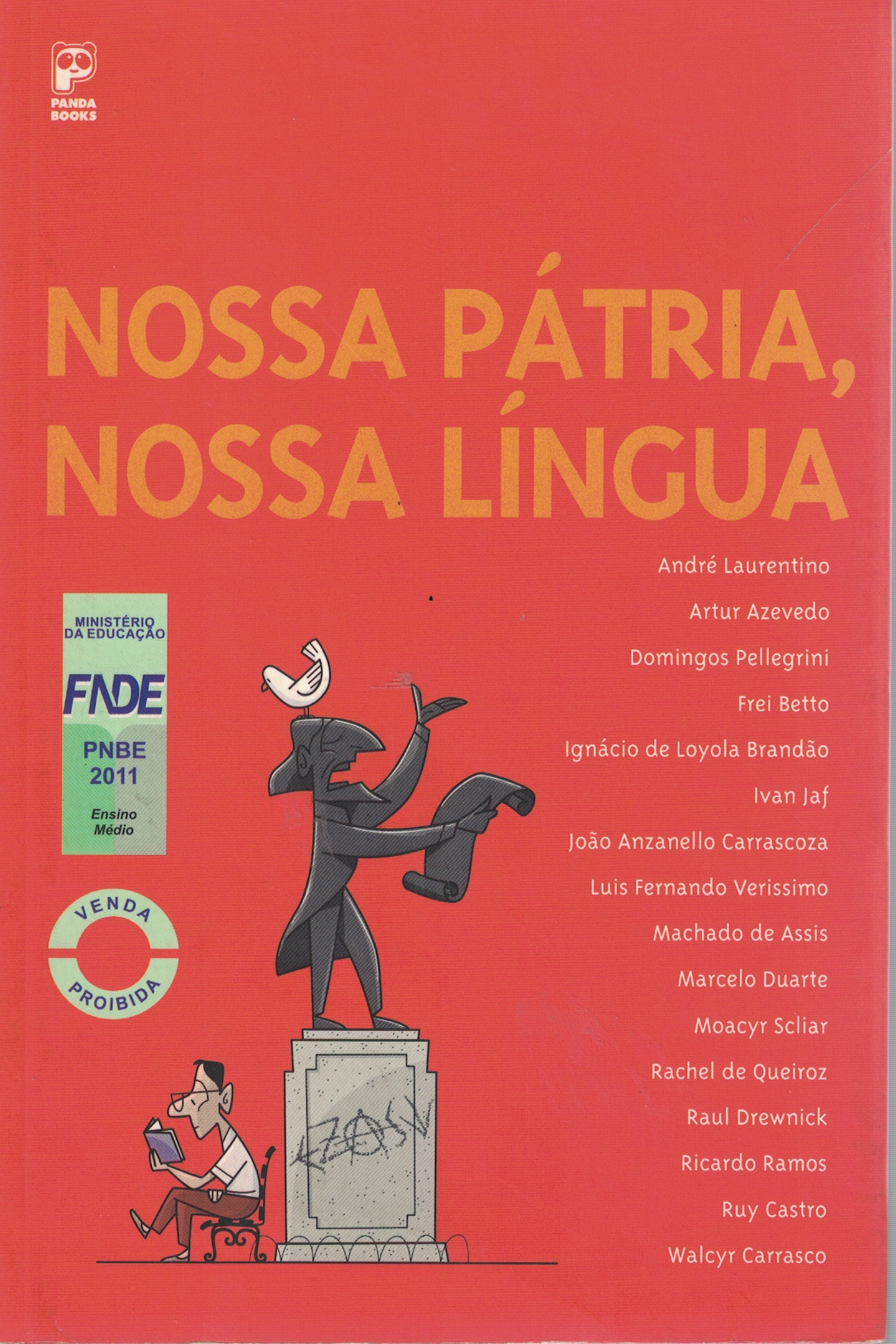 Capa de NOSSA PÁTRIA, NOSSA LINGUA