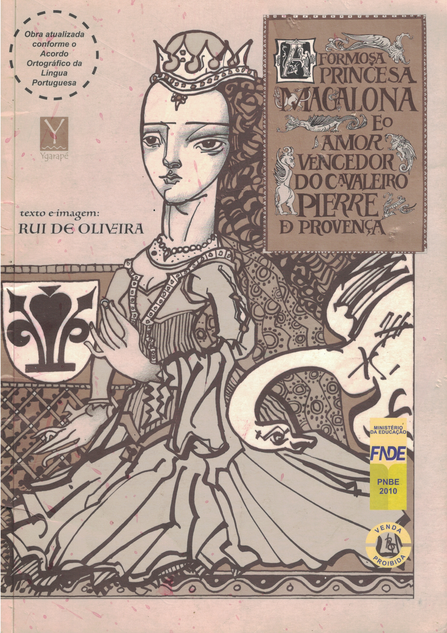 Capa de Formosa princesa magalona e o amor vencedor do cavaleiro Pierre D Provença