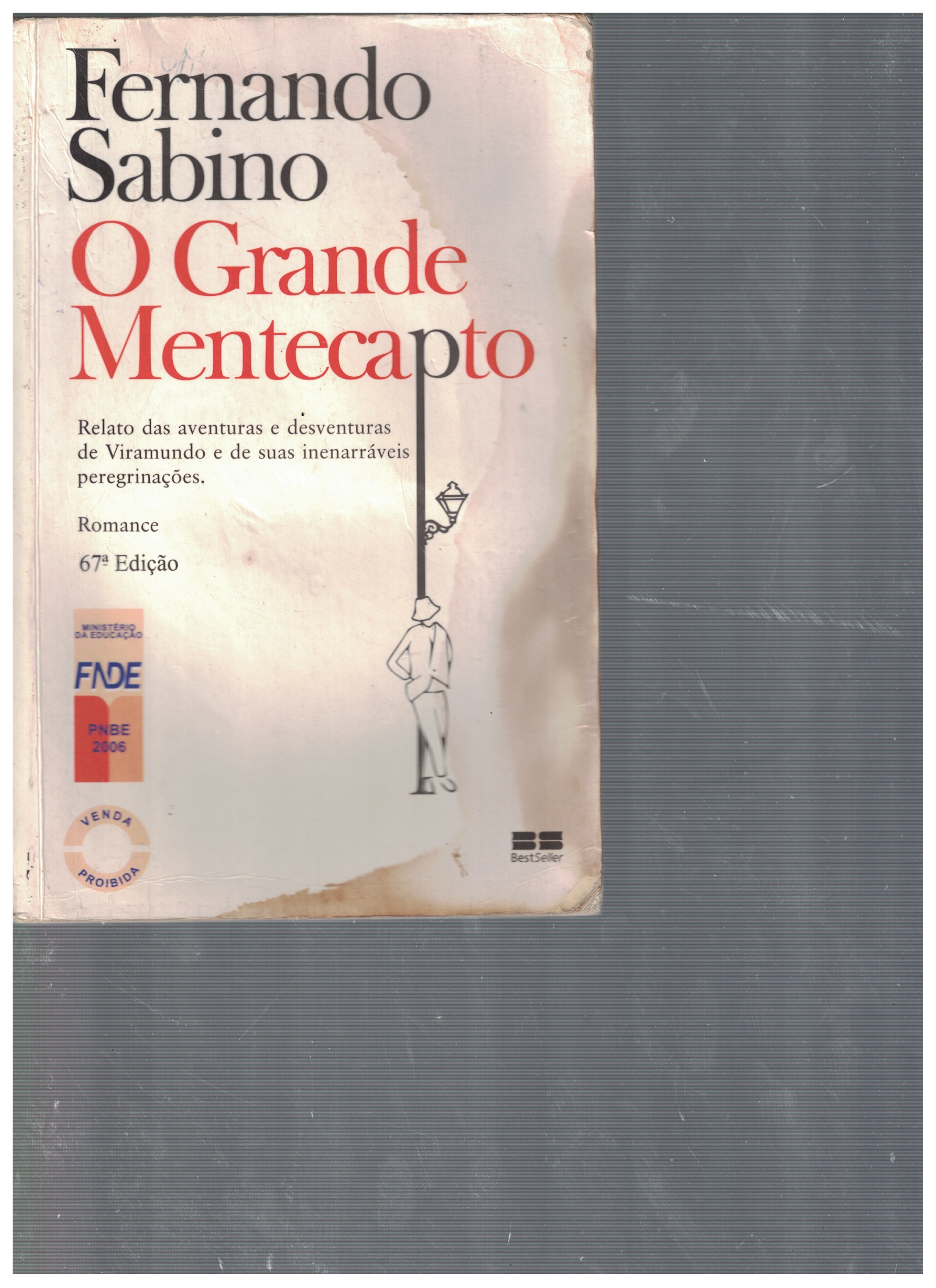Capa de Fernando sabino  O grande mentecapto