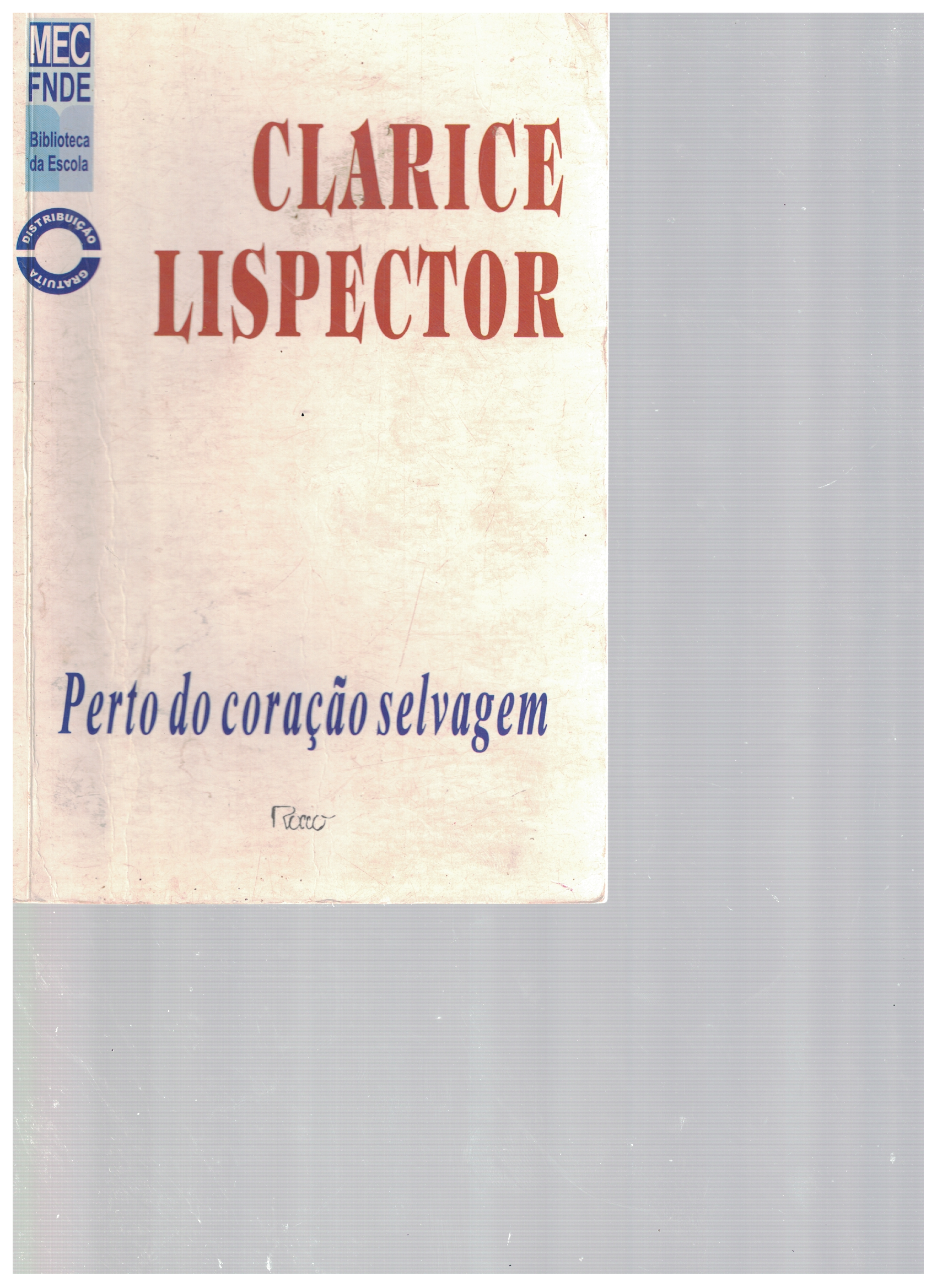 Capa de Clarice lispector